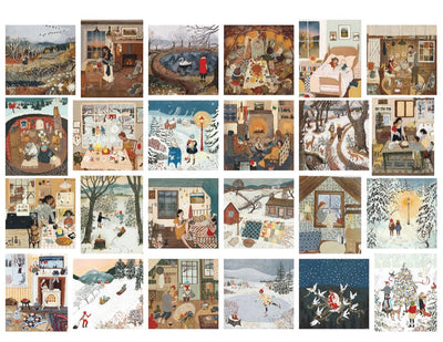 Loré Pemberton Advent Calendar | 24 100 Piece Jigsaw Puzzles