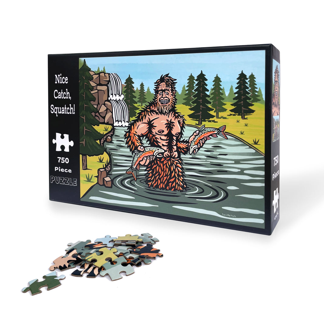 Nice Catch, Squatch | 750 Piece Jigsaw Puzzle