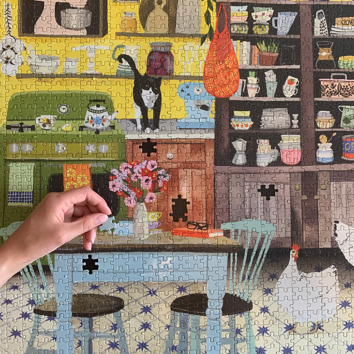 Kitchen Chickens | 1000 Piece Jigsaw Puzzle