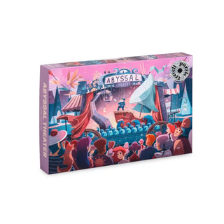 The Trevell Abyssal Theater | 500 Piece Jigsaw Puzzle features a vibrant, whimsical underwater theater scene—ideal for fans of the Abyssal Theater puzzle or any marine universe puzzle enthusiast.