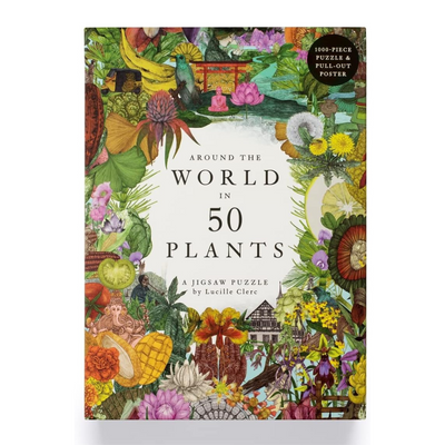 Around the World in 50 Plants | 1,000 Piece Jigsaw Puzzle