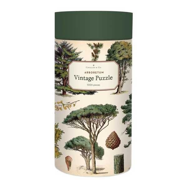 Arboretum by Cavallini & Co. | 1,000 Piece Jigsaw Puzzle – Puzzledly