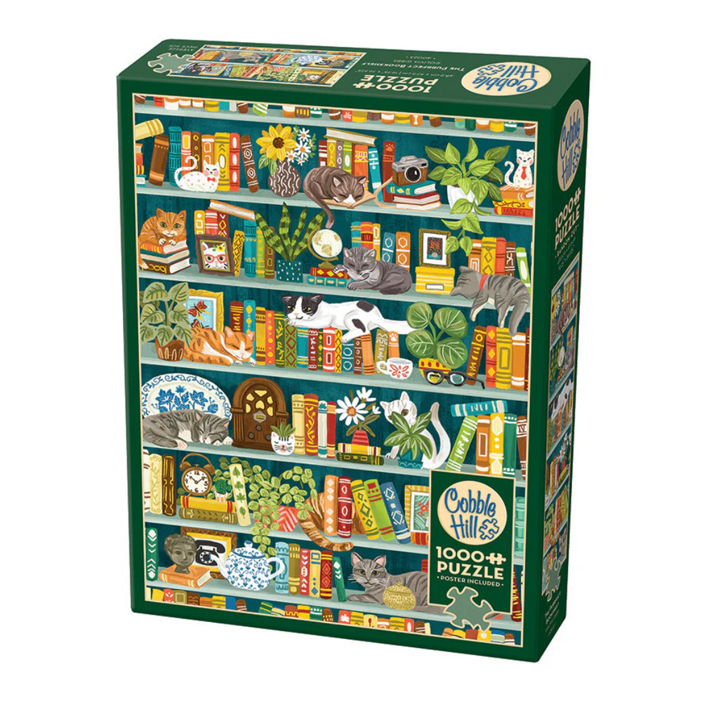 The Purrfect Bookshelf | 1,000 Piece Jigsaw Puzzle
