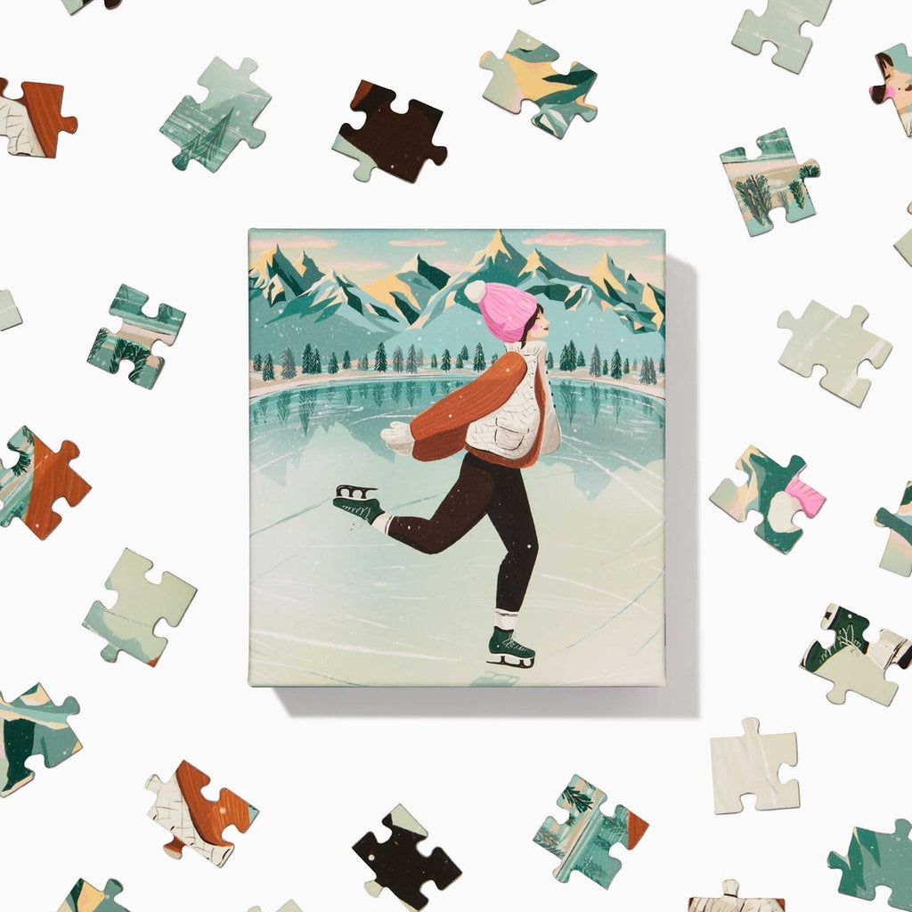The Skater by Ordinary Habit | 100 Piece Jigsaw Puzzle – Puzzledly