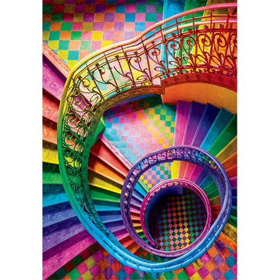 Color Boom Stairs | 500 Piece Jigsaw Puzzle