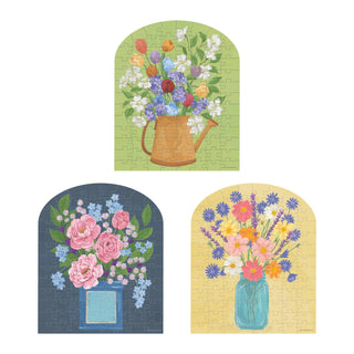 Seasons in Bloom | Set of 3 100 Piece Jigsaw Puzzles