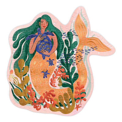 Mermaid-Friend of the Deep | 140 Piece Jigsaw Puzzle