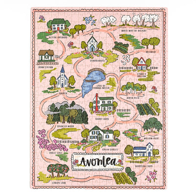 Map of Avonlea | 500 Piece Jigsaw Puzzle