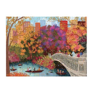 Joy Laforme Autumn On Bow Bridge | 1,000 Piece Jigsaw Puzzle