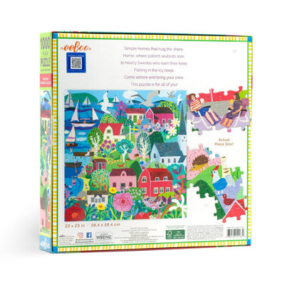 Swedish Fishing Village | 1,000 Piece Jigsaw Puzzle