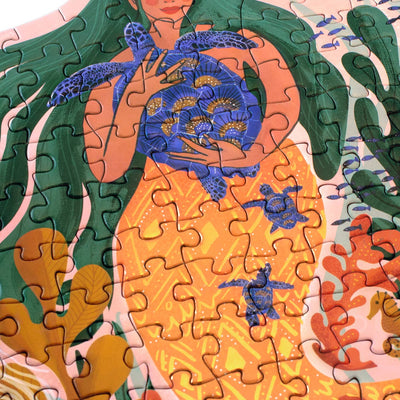 Mermaid-Friend of the Deep | 140 Piece Jigsaw Puzzle