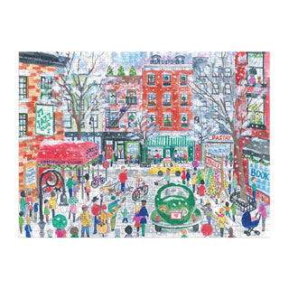 Michael Storrings Christmas in Greenwich Village | 1,000 Piece Jigsaw Puzzle
