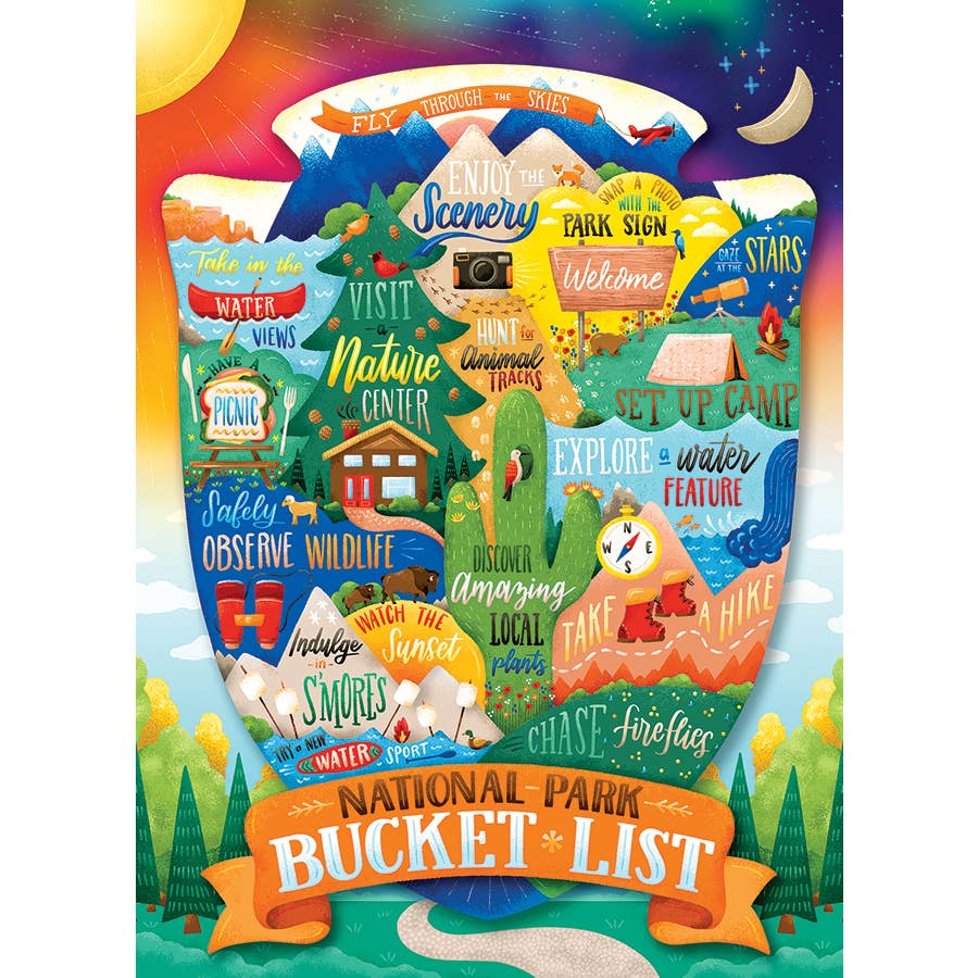 Puzzle 500 Pezzi: National Parks Of The USA – Paesaggi Iconici Per Famiglie
