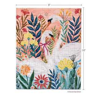 Serene Swans | 100 Piece Jigsaw Puzzle