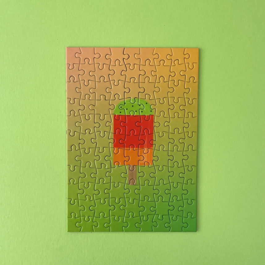 ICE ICE BABY Postcard | 99 Piece Jigsaw Puzzle