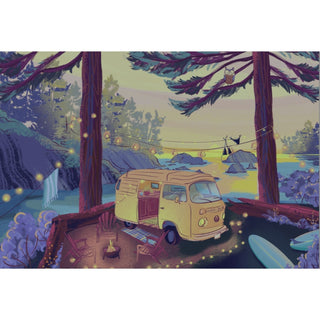 Twilight Campsite | 1,000 Piece Jigsaw Puzzle