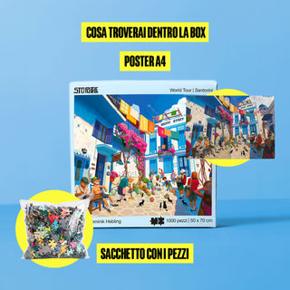 Santorini | 1,000 Piece Jigsaw Puzzle