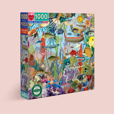 Gems and Fish | 1,000 Piece Jigsaw Puzzle