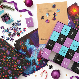 Midnight Glow Jigsaw Puzzle Advent Calendar | 1,000 Piece Jigsaw Puzzle