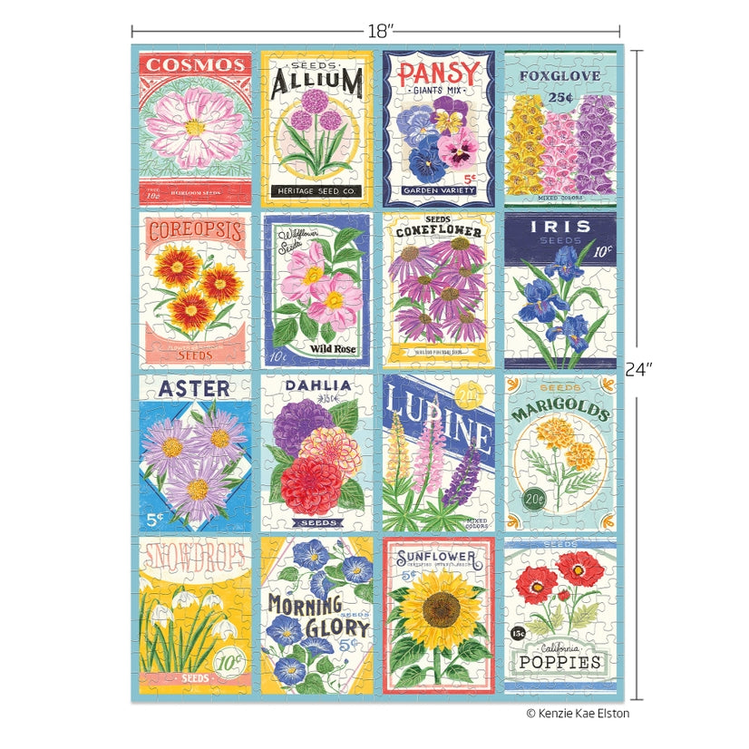 Seed Packets | 500 Piece Jigsaw Puzzle