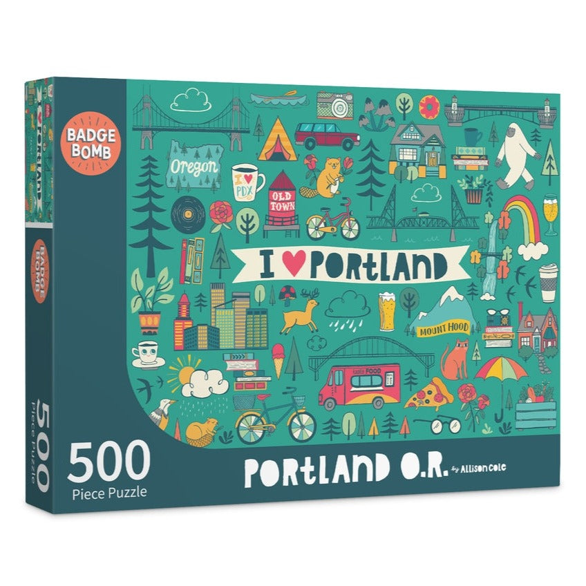 I Heart Portland | 500 Piece Jigsaw Puzzle