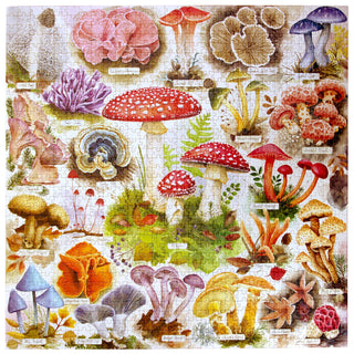 Bountiful Mushrooms | 1,000 Piece Jigsaw Puzzle