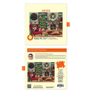 Festive Family Room | 1,000 Piece Jigsaw Puzzle