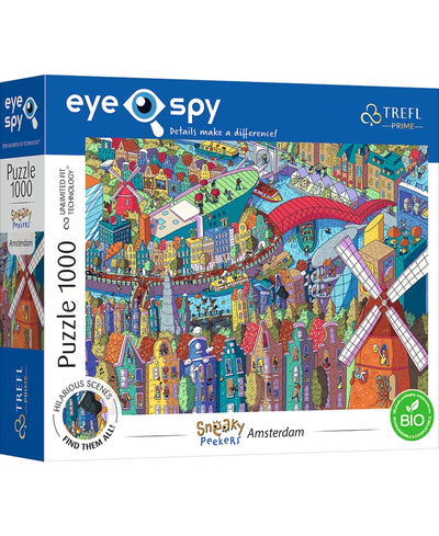 Sneaky Peakers: Amsterdam | 1,000 Piece Jigsaw Puzzle