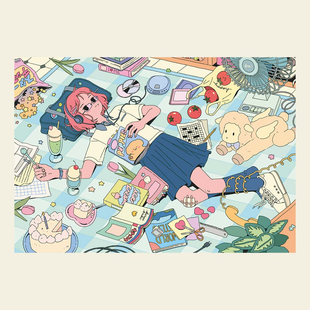 Nella Mia Testa by Sto Puzzle | 1,000 Piece Jigsaw Puzzle - Puzzledly