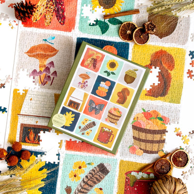 Fall Grid | 1,000 Piece Jigsaw Puzzle
