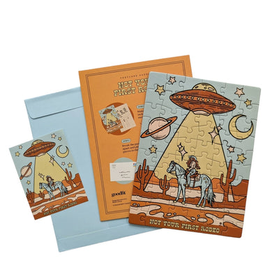 Not Your First Rodeo Postcard | 60 Piece Jigsaw Puzzle