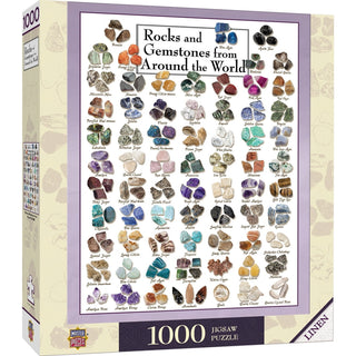 Rocks & Gemstones from Around the World | 1,000 Piece Jigsaw Puzzle