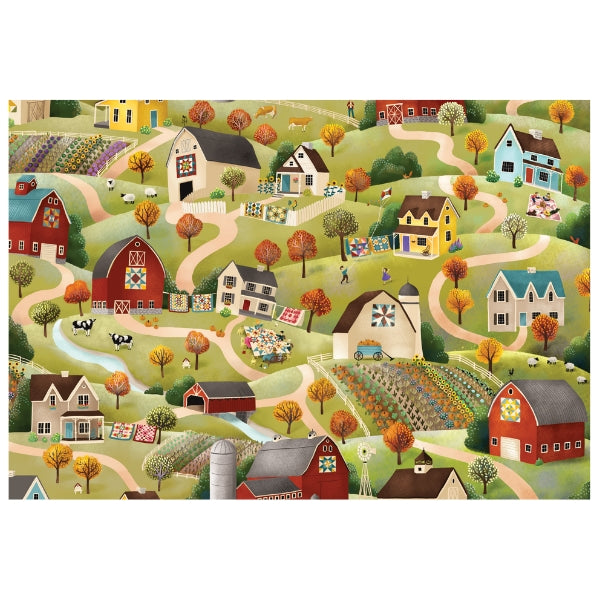 Folks On the Hill | 150 Piece Jigsaw Puzzle