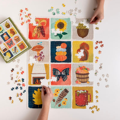 Fall Grid | 1,000 Piece Jigsaw Puzzle