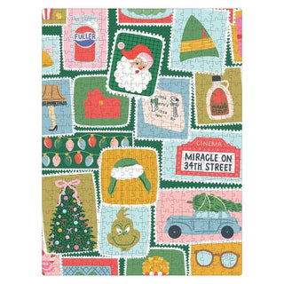Christmas Movie Favorite Stamps | 500 Piece Jigsaw Puzzle