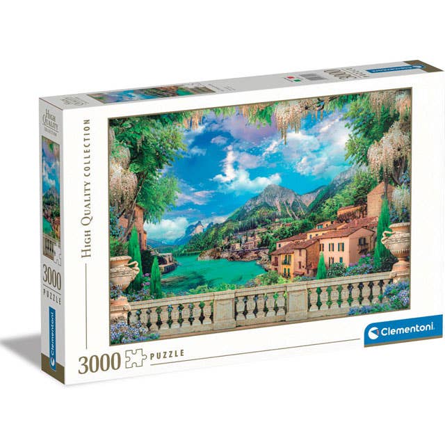 Lush Terrace On Lake | 3,000 Piece Jigsaw Puzzle
