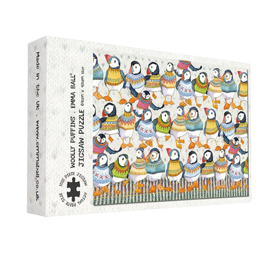 Woolly Puffins | 1,000 Piece Jigsaw Puzzle