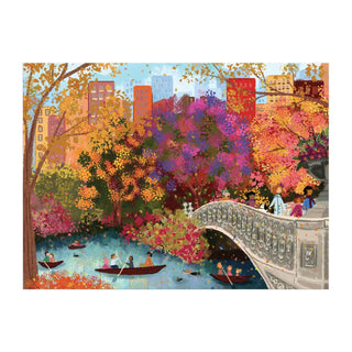 Joy Laforme Autumn On Bow Bridge | 1,000 Piece Jigsaw Puzzle
