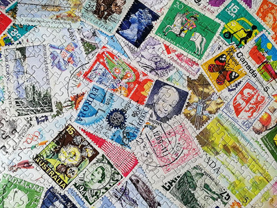 Tons of Stamps | 1,000 Piece Jigsaw Puzzle
