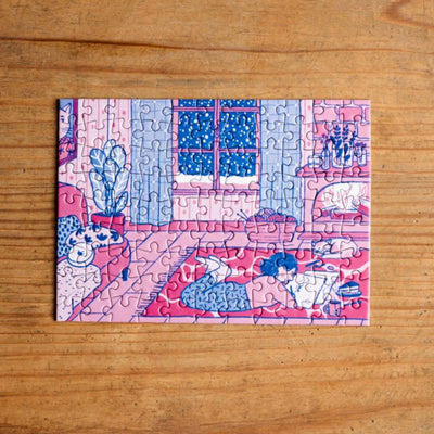 Au Coin Du Feu (Fireside) | 99 Piece Jigsaw Puzzle