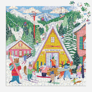 Ski Village | 500 Piece Jigsaw Puzzle