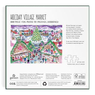 Michael Storrings Holiday Village Market | 1,000 Piece Jigsaw Puzzle