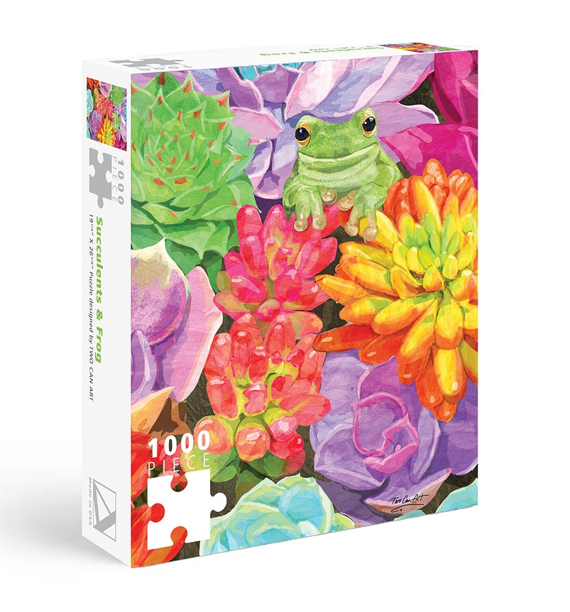 Succulents Frog | 1,000 Piece Jigsaw Puzzle