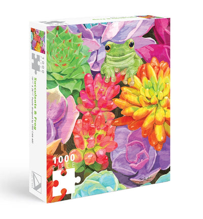 Succulents Frog | 1,000 Piece Jigsaw Puzzle