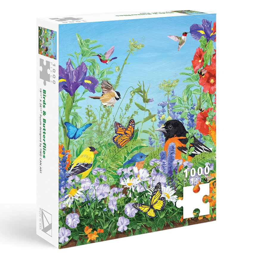 Bird & Butterfly Paradise | 1,000 Piece Jigsaw Puzzle