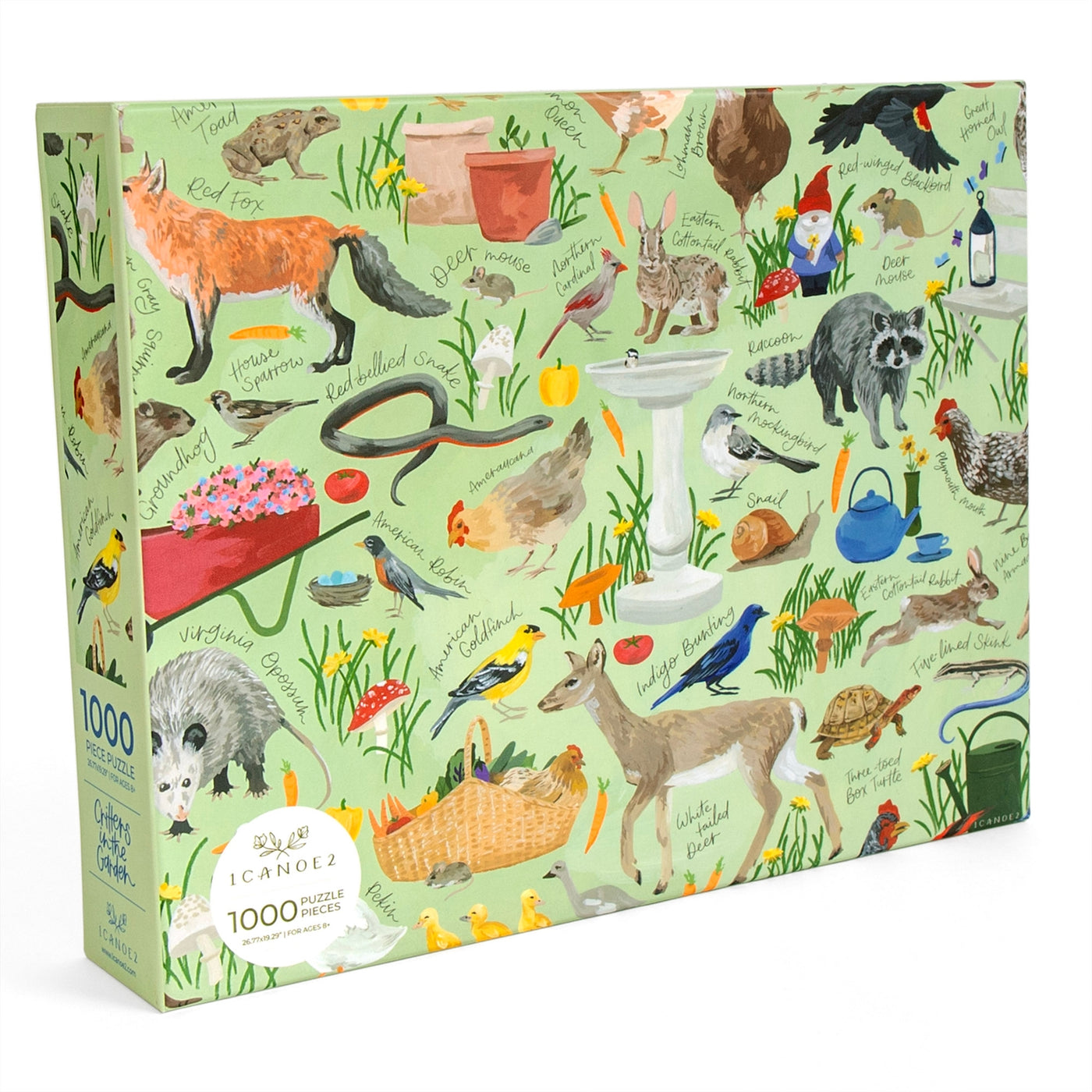 Critters in the Garden | 1,000 Piece Jigsaw Puzzle