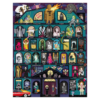 50 Must-Watch Scary Movies Bucket List | 1,000 Piece Jigsaw Puzzle