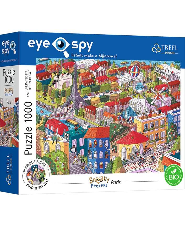 Sneaky Peakers: Paris | 1,000 Piece Jigsaw Puzzle
