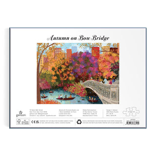 Joy Laforme Autumn On Bow Bridge | 1,000 Piece Jigsaw Puzzle