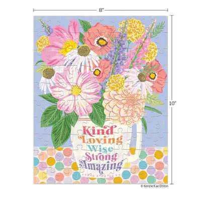 Kind Loving Strong | 100 Piece Jigsaw Puzzle